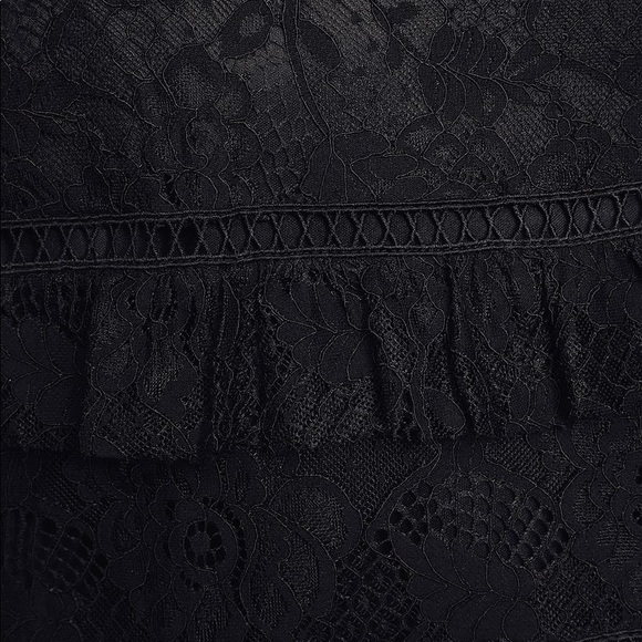 NWT LULUS BLACK EVENING LACE DRESS 🖤 - Picture 7 of 7